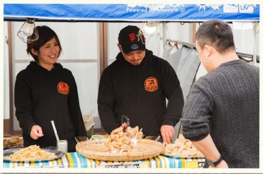 スタッフの2ショット